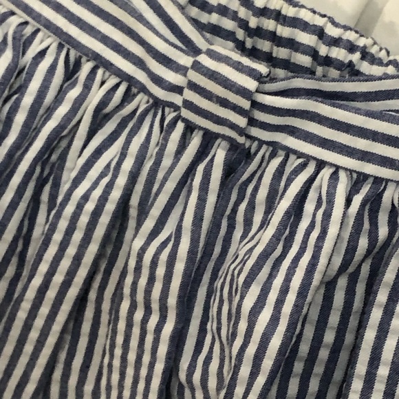 NWT Blue Platypus seasucker striped blue and white skirt, two available - Picture 2 of 4